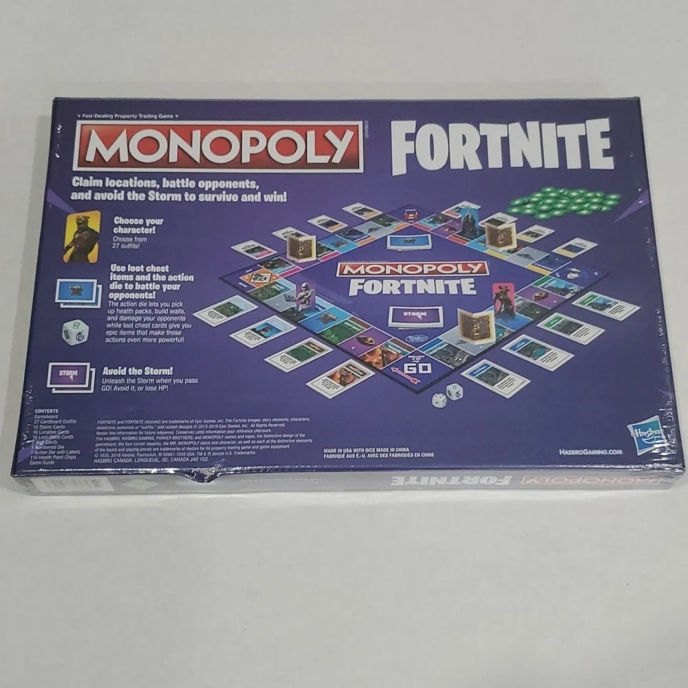 Fortnite Monopoly Board Game new sealed